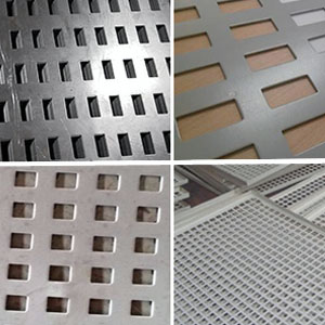 Square Hole Perforated Sheets, Perforated Sheet Square Hole